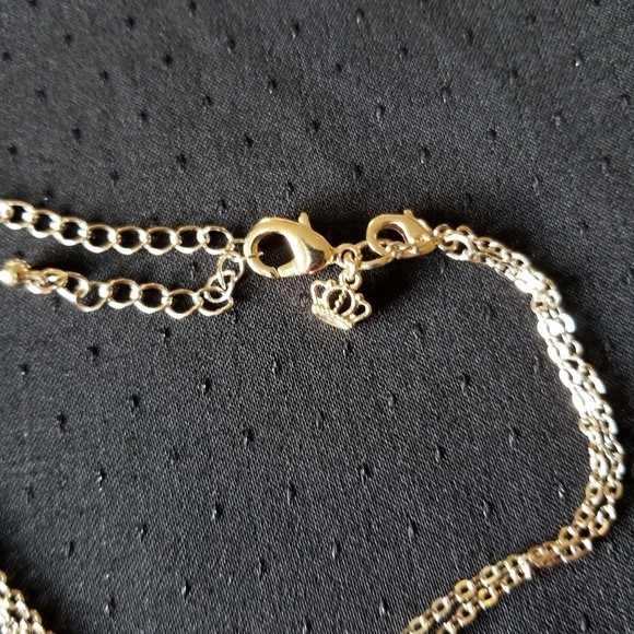 Premier Designs White and Rhinestone Necklace - Picture 3 of 4